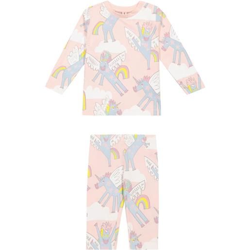 Stella McCartney Kids felpa e pantaloni sportivi in cotone