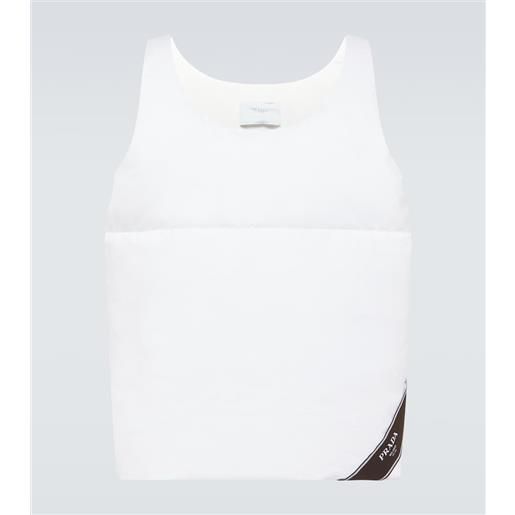 Prada tank top in cotone imbottito