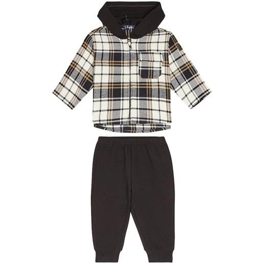 Il Gufo baby - tuta a quadri