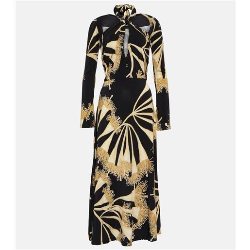 Johanna Ortiz abito midi in jersey