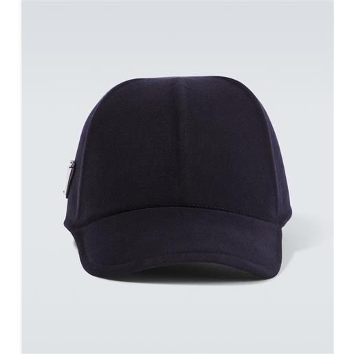 Prada cappello da baseball in lana vergine