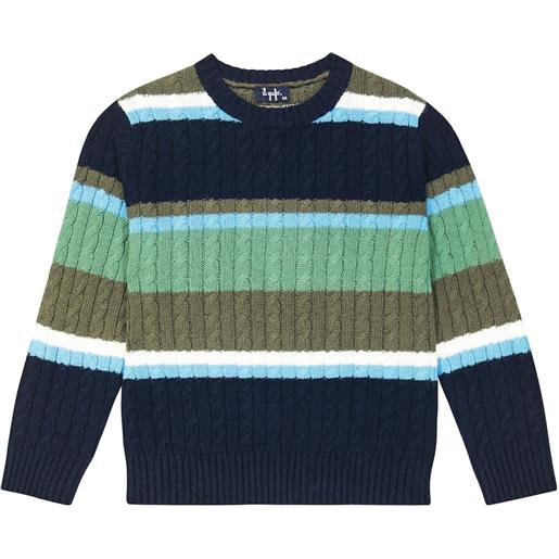 Il Gufo pullover in lana vergine a trecce