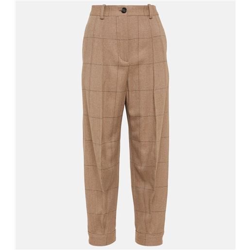Loro Piana pantaloni tapered aniston in cashmere