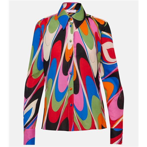Pucci camicia onde in cotone