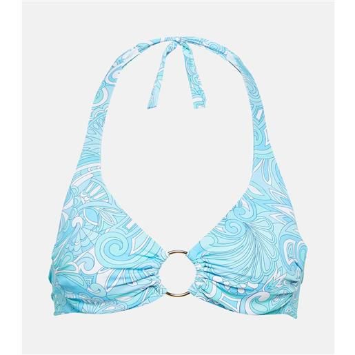 Melissa Odabash top bikini brussels con stampa