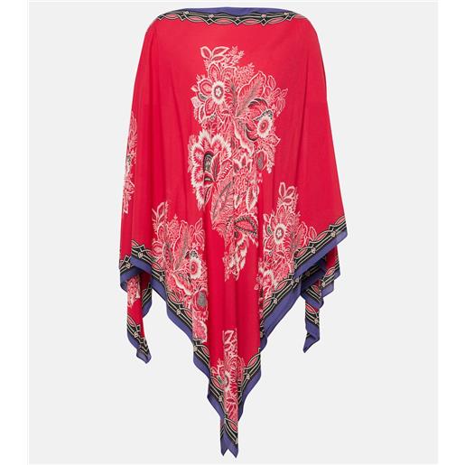 Etro mantella con stampa