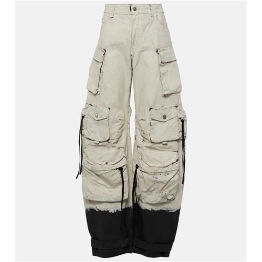 The Attico jeans cargo oversize fern