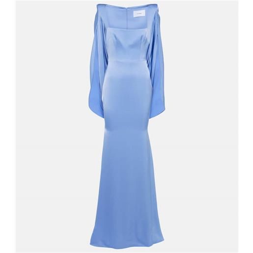 Alex Perry abito lungo in crãªpe di raso