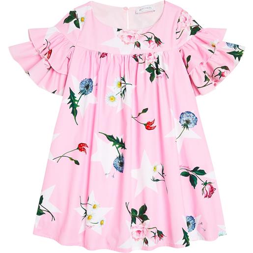 Monnalisa abito in cotone con stampa