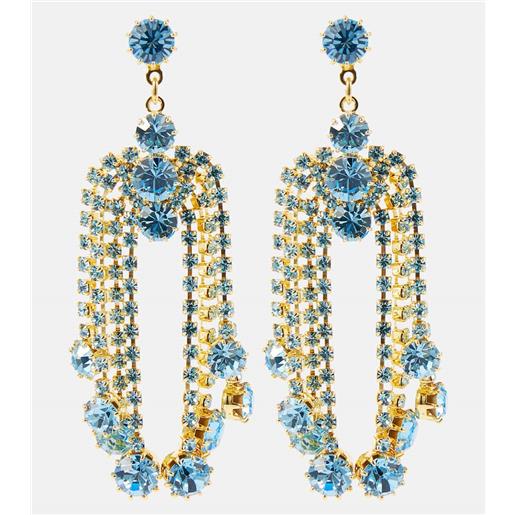 Magda Butrym orecchini pendenti con cristalli