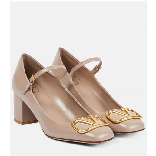 Valentino Garavani pumps vlogo signature in pelle