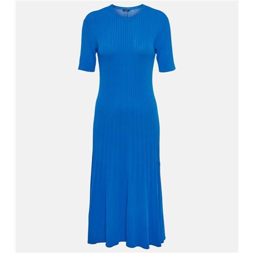 Joseph abito midi in maglia a coste