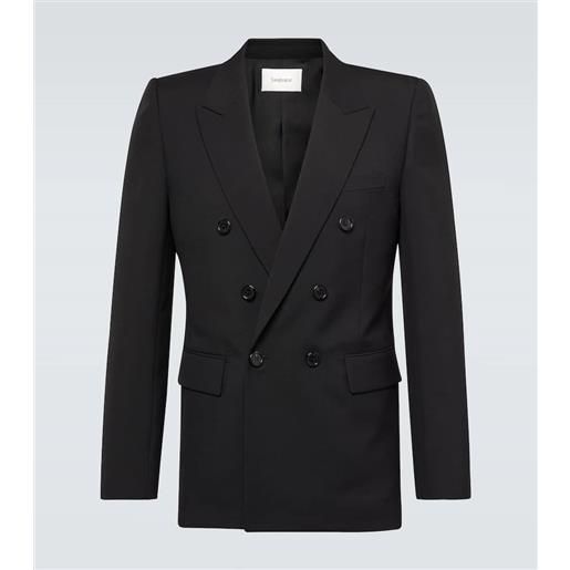 Saint Laurent blazer doppiopetto in lana