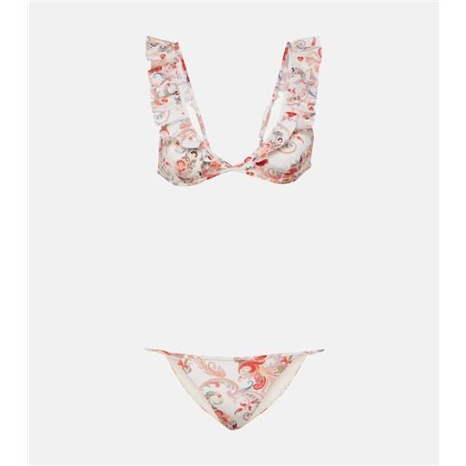 Etro bikini con stampa paisley
