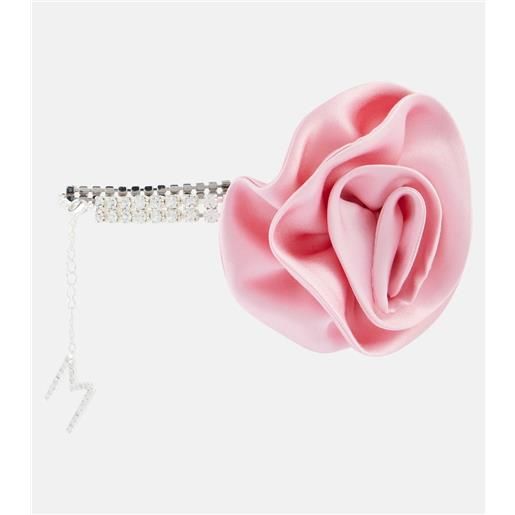 Magda Butrym choker con applicazione floreale