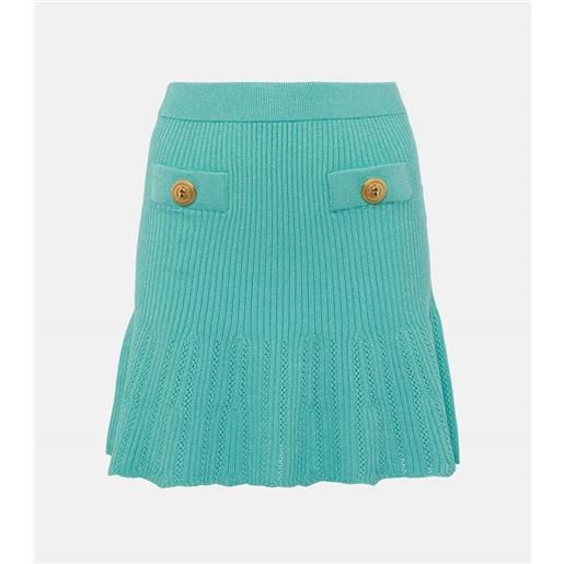Balmain minigonna in maglia