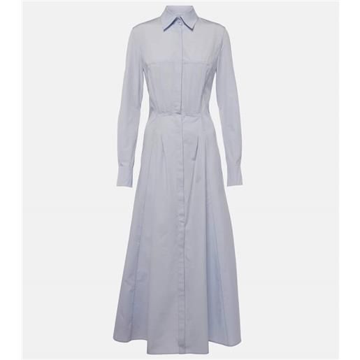 Gabriela Hearst abito chemisier eugene in cotone