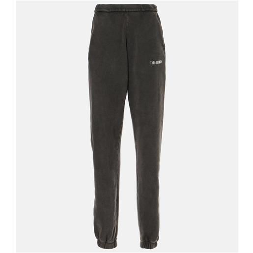 The Attico pantaloni sportivi penny in cotone con logo