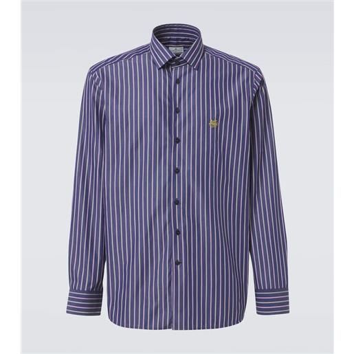Etro camicia in cotone a righe