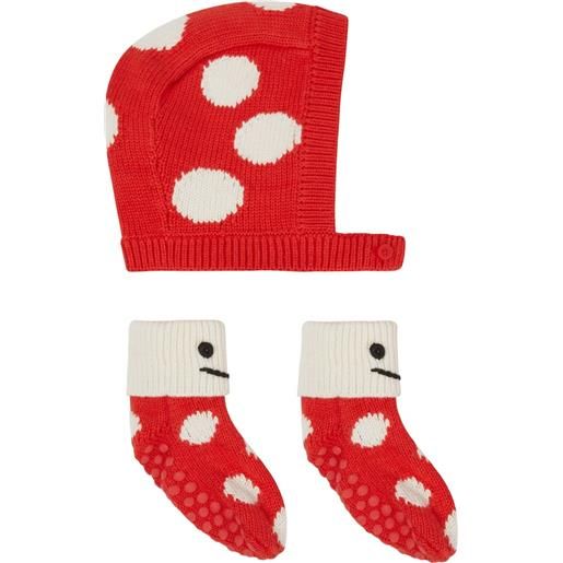Stella McCartney Kids baby - calze e cuffia in cotone e lana