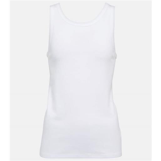 The Row top frankie in jersey di cotone