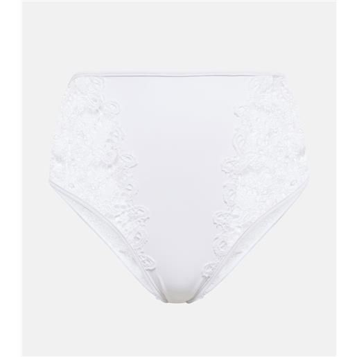 Giambattista Valli slip bikini in pizzo con stampa