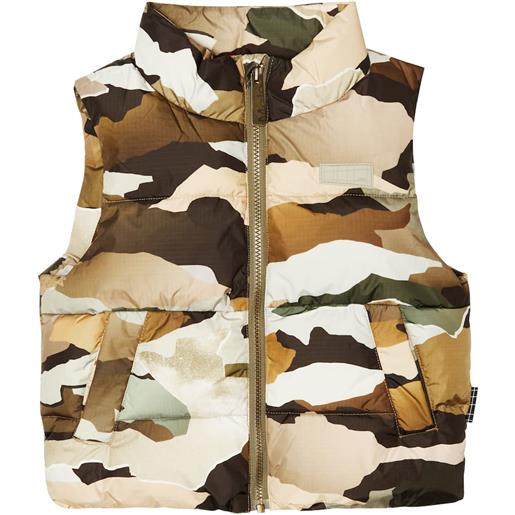 Molo gilet imbottito heike con stampa