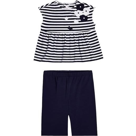 Il Gufo baby - top e pantaloni in cotone a righe