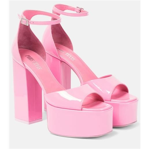 Paris Texas sandali tatiana in vernice con plateau