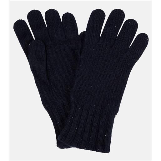 Loro Piana guanti in cashmere e seta