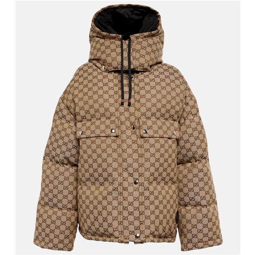Gucci piumino gg in canvas