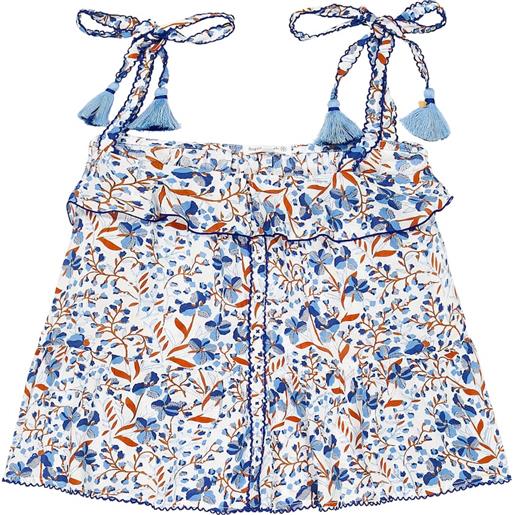 Poupette St Barth Kids top astra con stampa