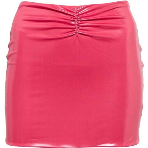 Alessandra Rich minigonna metallizzata