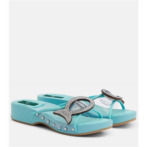 Pucci zoccoli musa in pvc con cristalli