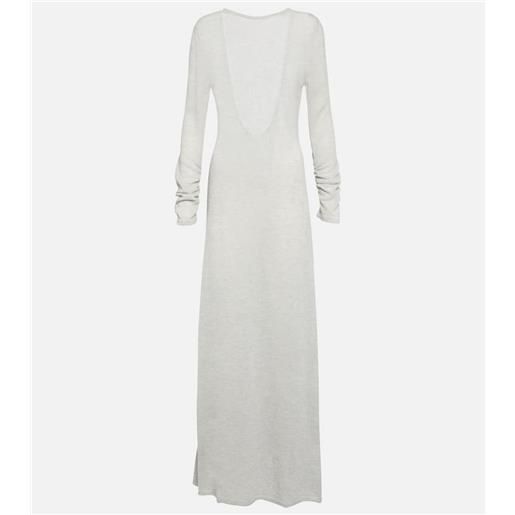 Magda Butrym abito lungo in misto alpaca