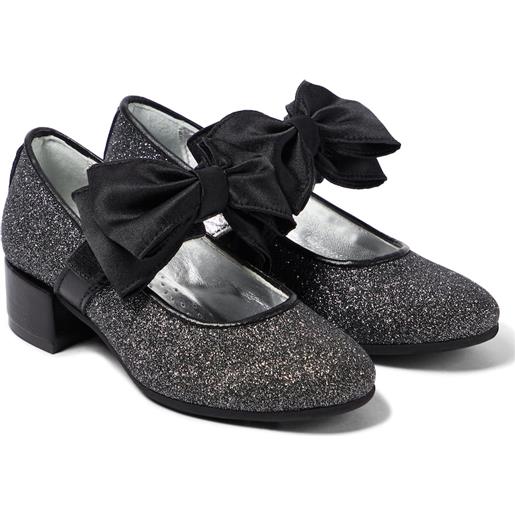 Monnalisa ballerine glitterate con fiocco