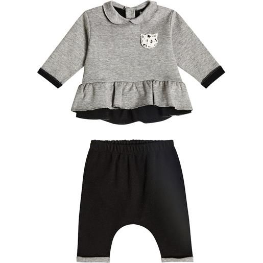 Il Gufo baby - set di top e leggings in cotone
