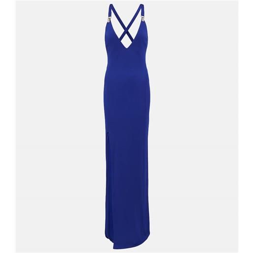Tom Ford abito lungo in lana, cashmere e seta