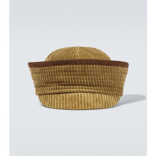 Alanui cappello in velluto a coste