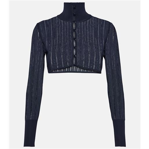 Alaia alaã¯a cardigan cropped crinoline