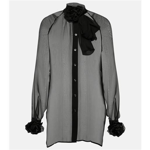Dolce&Gabbana blusa in chiffon di seta