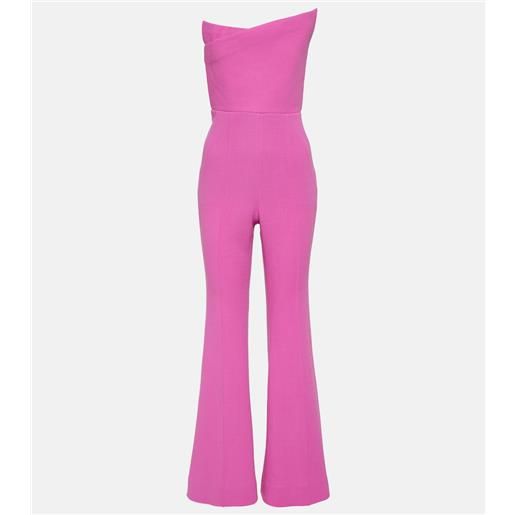 Roland Mouret jumpsuit asimmetrica in lana