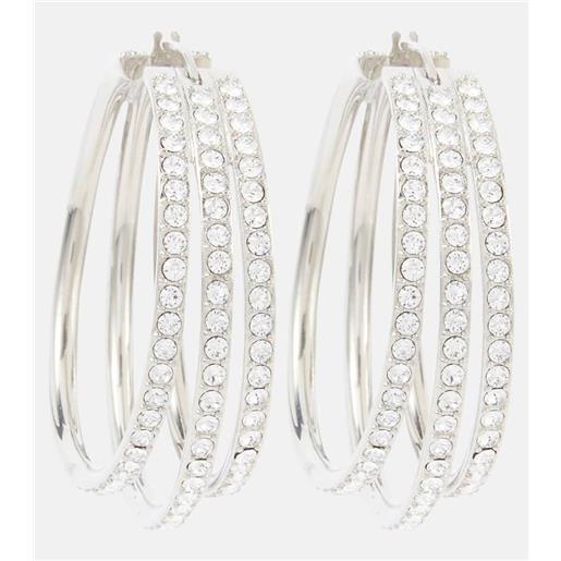 Amina Muaddi orecchini a cerchio vittoria