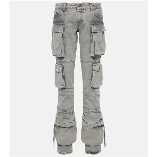 The Attico jeans cargo regular a vita bassa