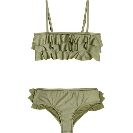 Zimmermann Kids bikini august con volant