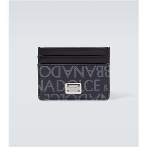 Dolce&Gabbana portacarte in pelle con logo