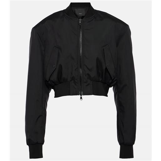 Wardrobe.NYC bomber cropped