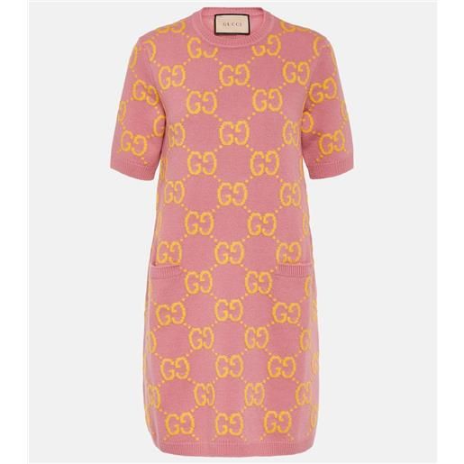 Gucci miniabito in lana gg