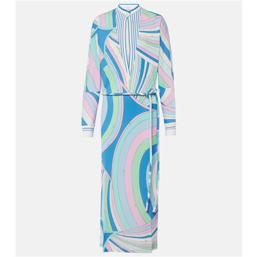 Pucci tunica con stampa e cintura
