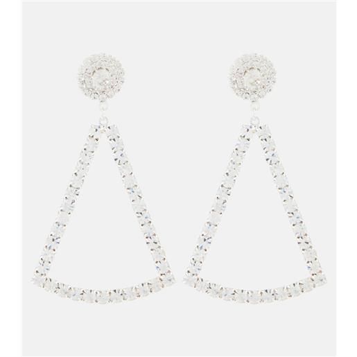 Magda Butrym orecchini pendenti con cristalli